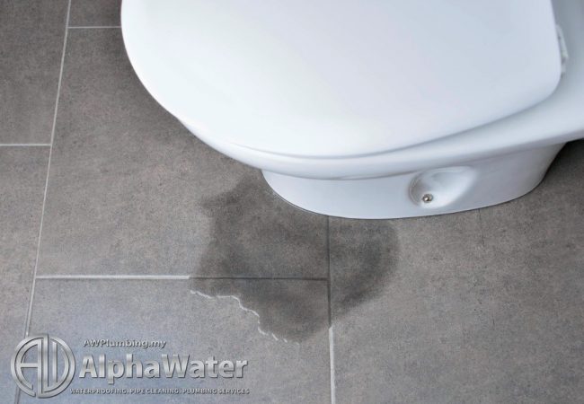 AlphaWater - Waterproofing, Pipe Cleaning, Plumbing Services - Cistern plumbing - Flushing issue in toilet  - Toilet Leaking from bottom - Petaling Jaya
