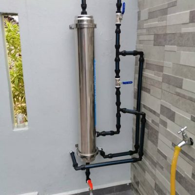 AlphaWater - Waterproofing, pipe cleaning, plumbing services - Outdoor waterfilter